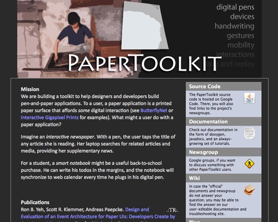 Stanford HCI Group: PaperToolkit
