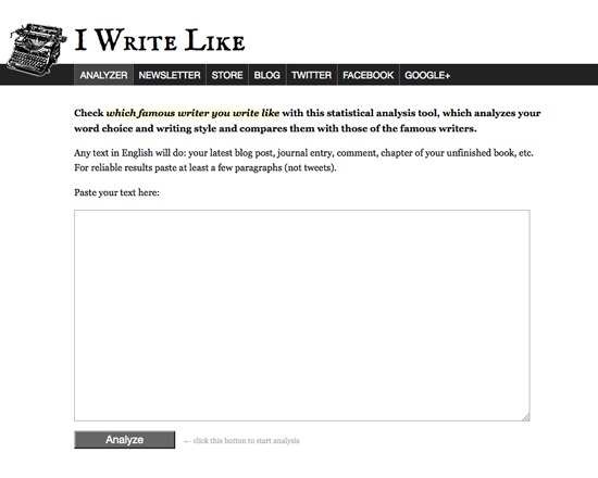 I Write Like