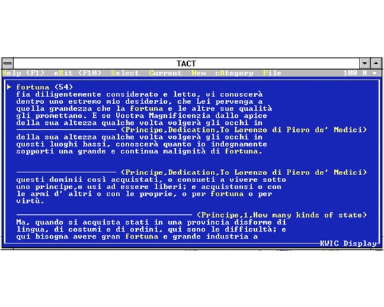 TACT (Text Analysis Computing Tools)
