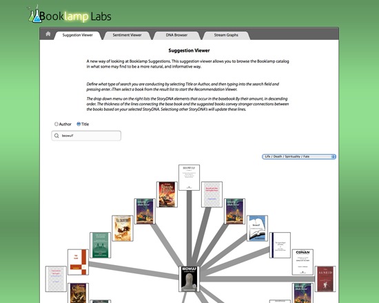 BookLamp Labs: Suggestion Viewer