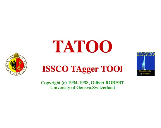 TATOO (ISSCO Tagger Tool)