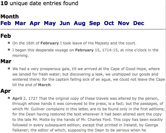 Date Finder - HTML (TAPoRware)