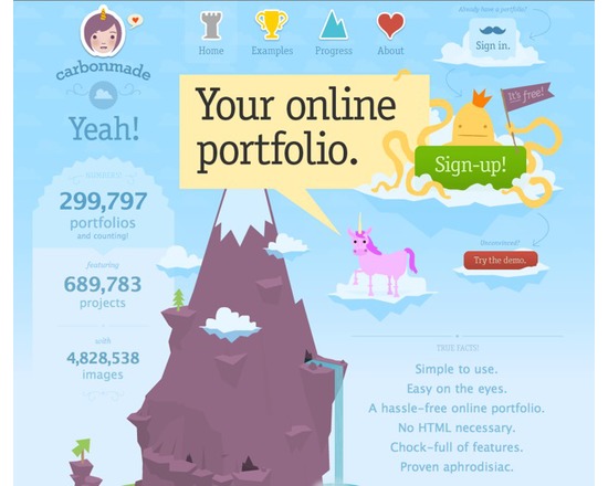 Carbonmade Online Portfolio