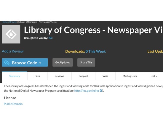 LC Newspaper Viewer